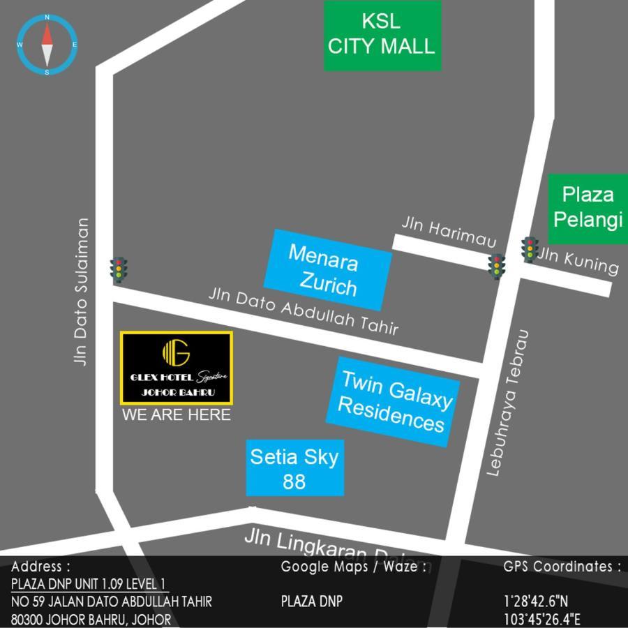 Glex Hotel Signature Johor Bahru Extérieur photo